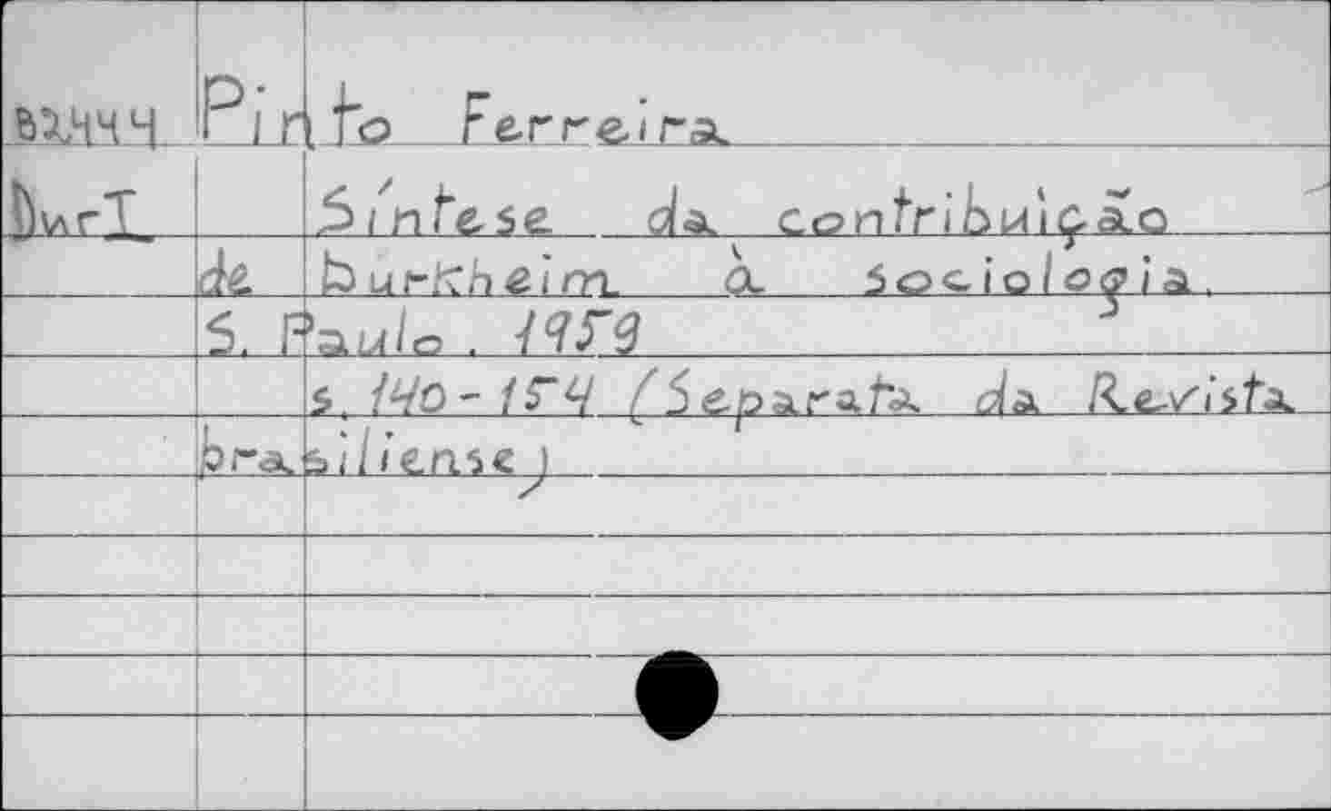 ﻿bv\rX_	Pir	tho Ferreira
		5inte,se.	contri bi/ùça.o	
		b u rKh eim.	a.	5 о c i о 1 о a i а .
	5, r-	>=iu/o .
		s./Vö'/r1^ / 5e.para.fu.	/^.e-v'i’sta
	fri-А	bili’ensc j
		
		
		
		
		